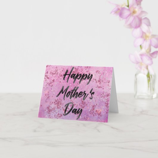 お母さんの日の水彩画 カード (蘭)