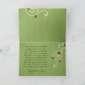 お母さんの日の花 カード (内部)