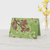 お母さんの日の花 カード (黄色い花)