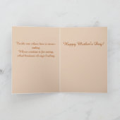 お母さんの日の詩の花束カード シーズンカード (内部)