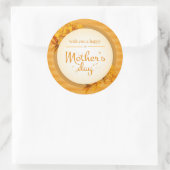お母さんの日をお祝いします ラウンドシール (バッグ)