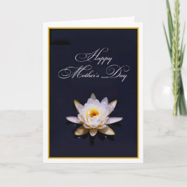 お母さんの日を思い出す睡蓮 カード