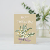 お母さんの日を祝う渓谷のリリー シーズンポストカード (スタンド正面)