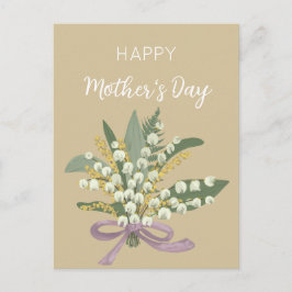 お母さんの日を祝う渓谷のリリー シーズンポストカード