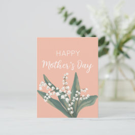 お母さんの日を祝う渓谷のリリー シーズンポストカード