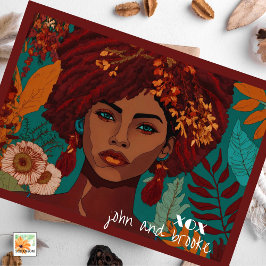 お母さんの日を祝って花と花で飾る シーズンカード