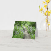 お母さんの日帰りカードを取らない道 カード (黄色い花)