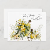 お母さんの日 お一人で頑張るママへ シーズンカード (正面/裏面)