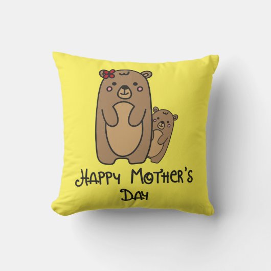 お母さんの日、お母さんの日 クッション (正面)