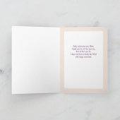 お母さんの日　かわいい花 カード (内部)