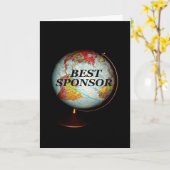 お母さんの日、この世最高ののスポンサーに！ カード (黄色い花)