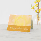 お母さんの日 カード (黄色い花)