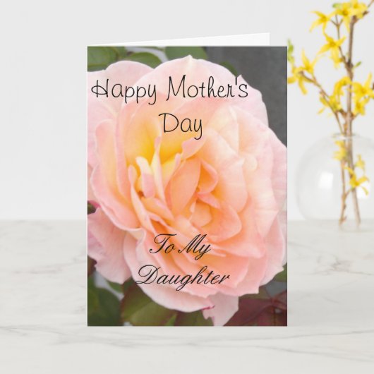 お母さんの日 カード (黄色い花)