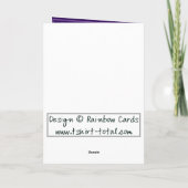 お母さんの日 カード (裏面)