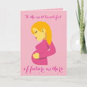 お母さんの日 カード (正面)