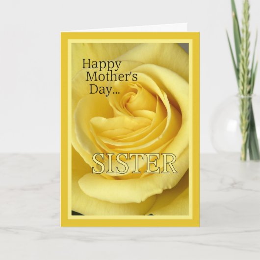 お母さんの日 カード (正面)