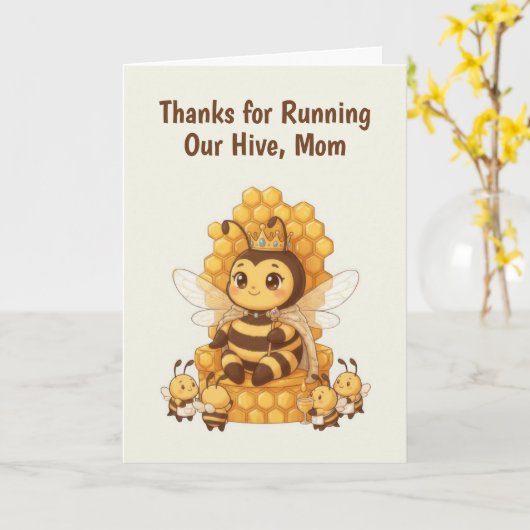 お母さんの日 カード (黄色い花)