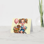 お母さんの日 - ガールから カード (正面)