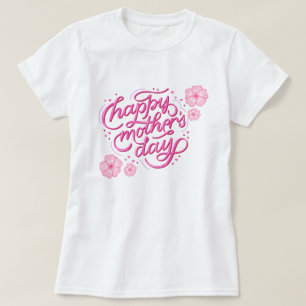お母さんの日 トレンディーデザイン Tシャツ