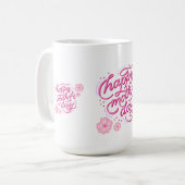 お母さんの日 トレンディ デザイン コーヒーマグカップ (正面左)