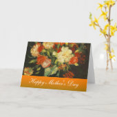 お母さんの日、バン·ゴッホ、カーネーション カード (黄色い花)