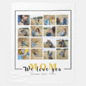 『お母さんの日』 フリースブランケット (正面)