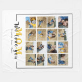 『お母さんの日』 フリースブランケット (正面(横))