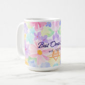 お母さんの日 水彩花 オマ コーヒーマグカップ (正面左)