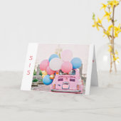 お母さんの日、特別なお姉さんに。 カード (黄色い花)