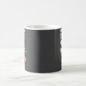 お母さんの最後の神経に触りたい楽しい コーヒーマグカップ (中央)