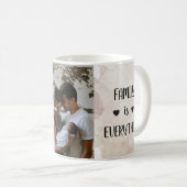 お母さんの水彩画の写真のコラージュ コーヒーマグカップ (正面右)