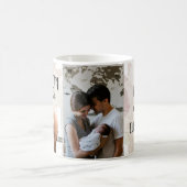 お母さんの水彩画の写真のコラージュ コーヒーマグカップ (中央)
