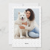 お母さんの特別な日におかわいいサモエド シーズンカード (裏面)