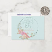 お母さんの特別な日を祝って ノートカード (正面/裏面インサイチュ)