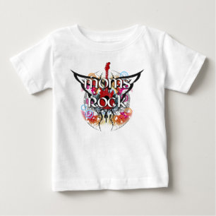 お母さんの石のTシャツ ベビーTシャツ