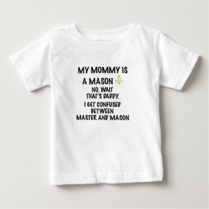 お母さんの石大工 ベビーTシャツ