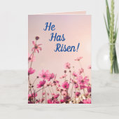 お母さんの祝福 イースター「復活した」 シーズンカード (正面)