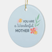 お母さんの素敵な日ね |オーナメント セラミックオーナメント (左)
