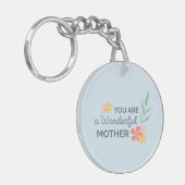 お母さんの素敵な日ね |キーチェーン キーホルダー (正面左)
