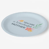 お母さんの素敵な日ね |紙プレート ペーパープレート (アングル)