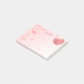 お母さんの署名のハートのポスト・イット ポストイット (アングル)