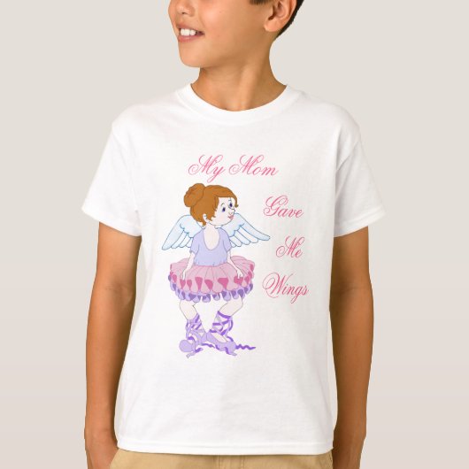 お母さんの翼のTシャツ Tシャツ (正面)
