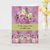 お母さんの花の日帰りカード カード (黄色い花)