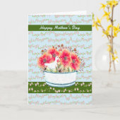 お母さんの花の日帰りカード カード (黄色い花)