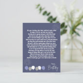 お母さんの誕生日にとても面白い詩 ポストカード (スタンド正面)