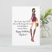 お母さんの誕生日のため 招待状 (スタンド正面)