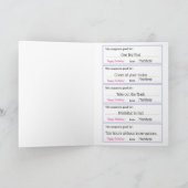 お母さんの誕生日クーポン - 多文化共生の少年カード カード (内部)