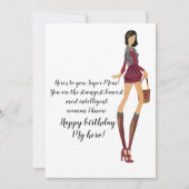 お母さんの誕生日 招待状 (正面)