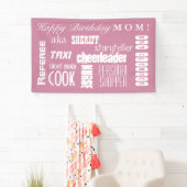 お母さんの誕生日 横断幕 (インサイチュ)