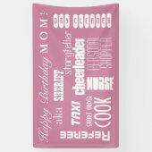 お母さんの誕生日 横断幕 (縦)